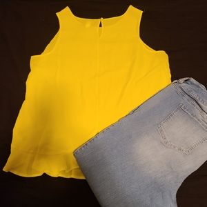 Neon yellow top